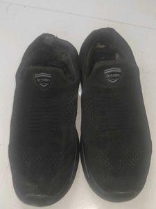 Black Action Shoes - Comfortable & Stylish
