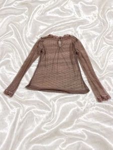 Sheer Mesh  Top