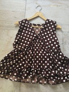 Chic Polka Dot Top