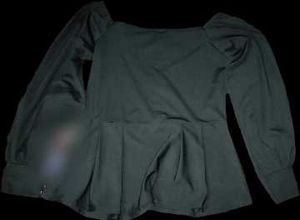 Peplum Style Square Neck Top
