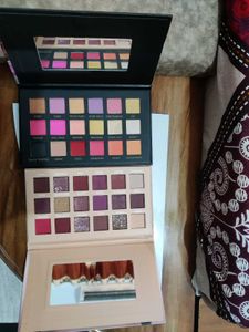 set of 3 Eyeshadow Palettes- Warm &amp; Cool Tones