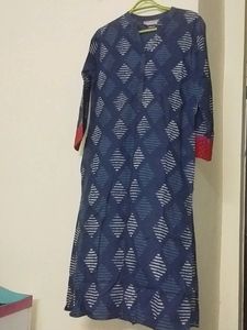 Utsa Kurta Navy Blue