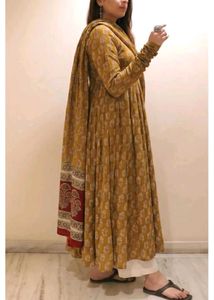 Designer Anarkali Kurta Set with Dupatta