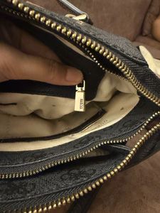 Guess Monogram Crossbody Bag
