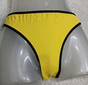 Bright Yellow Briefs with Black Trim ♥️