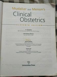 Medical Books Mbbs Obstetrics By Mudaliar