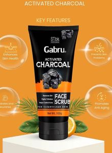 Gabru Activated Charcoal Face Scrub