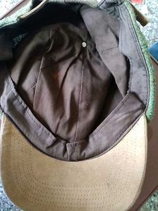 Tweed Baseball Cap with Suede Brim