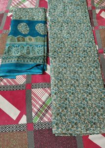 5 metar with dupptta alowwer unstitched suit