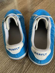 Blue Non Marking Badminton Shoes for Kids