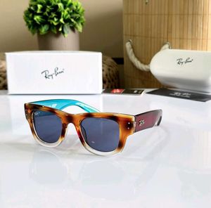 Ray-Ban Sunglasses Tortoiseshell Blue Accents SUNG