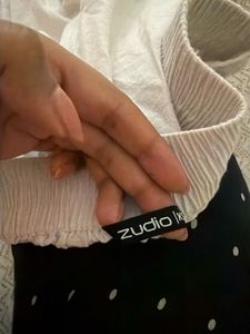 Linen Palazzo Pants with Lace Trim