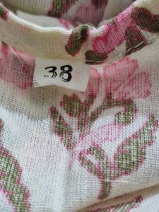 Floral Print Cotton Kurta
