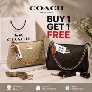 But 1 get one free Coach monogram shoulder bag