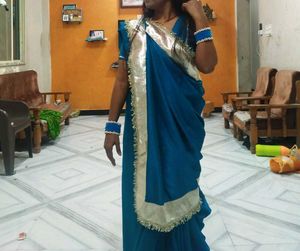 tel colour saree