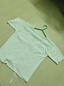 Cute White Cropped Top