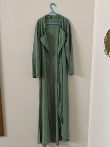 Green Duster Cardigan