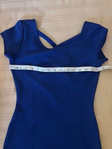 Vibrant Blue Bodycon Dress