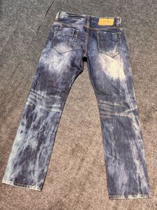 Rugged Rockstar Aesthetic Distressed Jeans – 100%
