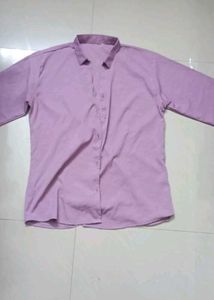 Lavender Button-Down Shirt