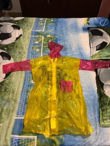 Cute Yellow Kids Raincoat