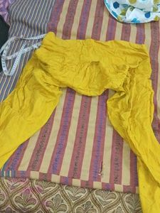Bright Yellow Salwar Pants