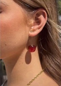 Cute Cherry Drop Earrings