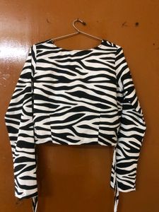 Drawstring Crop Top