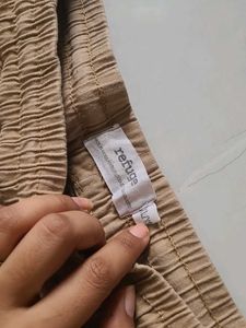Khaki Cargo Jogger Pants