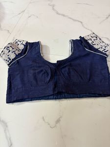 Embroidered pearl work Silk Blouse