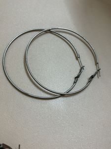 Set Of 3 Preloved Hoop Earrings