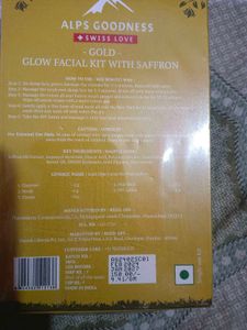Alps Goodness Gold Glow Facial Kit