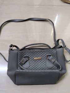 Stylish Grey Handbag