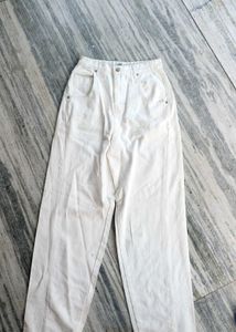 denim jeans off white colour