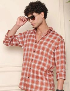 Stylish Men's Plaid Shirt