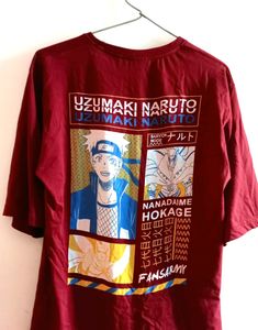 Naruto Printed Tshirt (For Both Man And Woman)