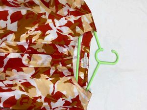 Women's Floral Print Short Sleeve Dress stretchy