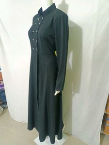 Elegant Black Maxi Dress M/L