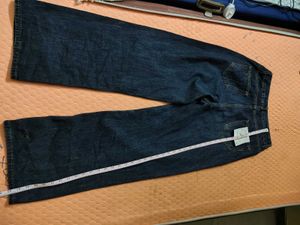 Wide Leg Dark Wash Denim Jeans