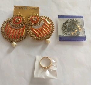 Jewellery For Women Earrings Ring &amp; Mangalsutra