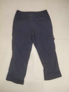 Imported Purple Ankle Length Capri Pants
