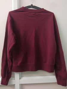 Maroon Graphic Sweatshirt EASY BUY