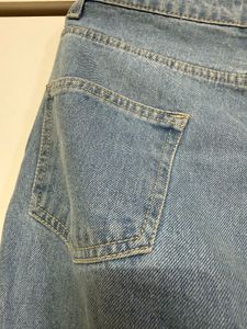 Light Wash Ripped Wide Leg Jeans