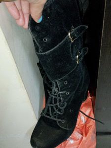 Black Heeled Ankle Boots