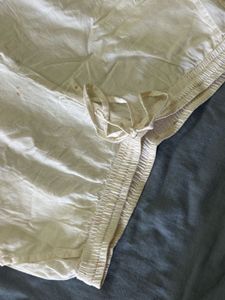 Cream Palazzo Pants