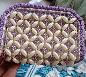Pearl Wallet For Women .