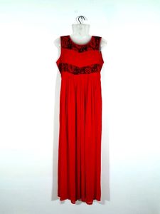 Red Long Dress For Women's