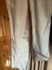 H&amp;M Faux Leather Bootcut Trousers