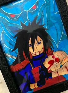 Madara Uchiha Handmade Art 🎨