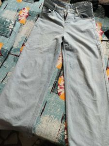Light Wash Wide Leg Jeans